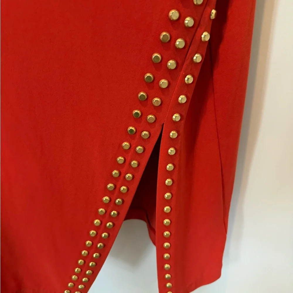 💋NWOT💋Elegant Rust Orange Michael Kors  Dress 066‎